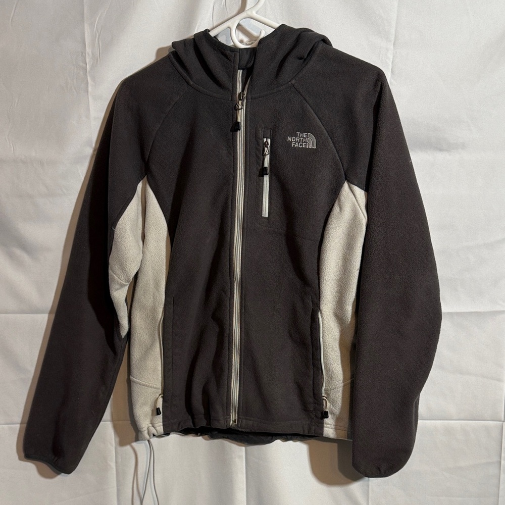 The North Face Womens Charcoal and Cream Jacket - L